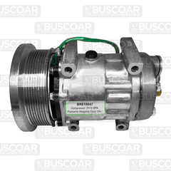 Compressor 7H15 8PK Passante Maquina Case 24v