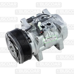 Compressor 10P15 8 Orelhas 8PK 120mm 24v - BUSCOAR Ar Condicionado para Ônibus