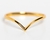 Anel V Ouro 18k