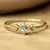 Anel Moon Água Marinha & Diamantes em Ouro 18k - comprar online