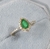 Anel Esmeralda & Diamantes em Ouro 18k - comprar online