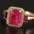 Anel Turmalina Pink, Rodolitas & Diamantes em Ouro 18k - comprar online