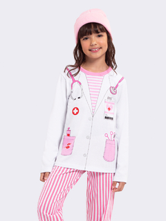 Pijama Manga Longa Mini Doctor – Veggi