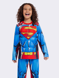 Pijama Manga Longa Superman - Veggi