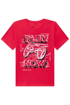 Camiseta Play Now Jhonny Fox manga curta - loja online