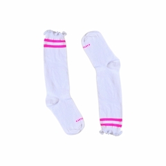 Meia 3/4 Rendinha college Pink - comprar online