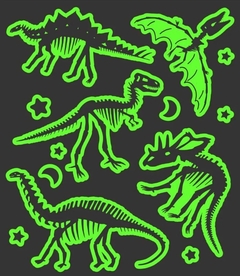 Tatuagem Dinossauros (Brilha no Escuro)