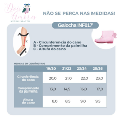 Galocha Unicórnio Rosa Glitter - Dois Amores Mundo Infantil