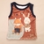 Chaleco de piel Fox & Bunny Friends - comprar online