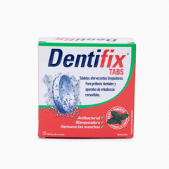 DENTIFIX TABLETAS 12 U PARA LIMPIEZA DE PRÓTESIS U ORTODONCIAS