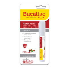 BUCAL TAC MINAMINT DESODORANTE BUCAL SPRAY SABOR CINNAMINT 9ML.