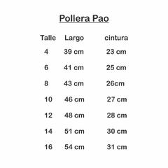 Pollera Pao Pique en internet