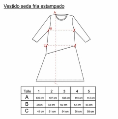 VESTIDO SEDA FRIA ESTAMPADO. PILETERO DE MUJER. en internet