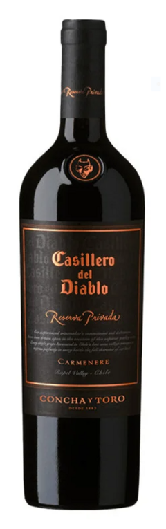 Vinho Tinto Chileno Casillero Del Diablo Reserva Privada Carmenere