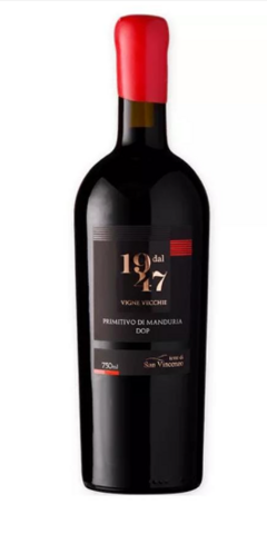 Vinho Tinto Italiano Dal 1947 Primitivo Di Manduria Vigne Vecchie