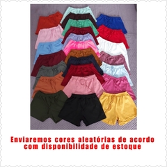 KIT C/12 Short Canelado do M ao XG - comprar online