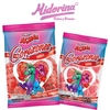 Corazones mini cereza azucaradas