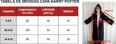 Capa Harry Potter Grifnória - HCR Fantasias