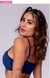 Top Aesthetic Fitness Azul com Recortes em Tule - MV fashion