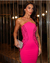 Vestido Midi de Crepe Pink Lunares - MV fashion