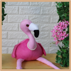 Flamingo de pelúcia - comprar online