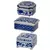 Cajas set x3 azules - comprar online