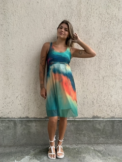 Vestido Subl Mid Alça Grossa - comprar online