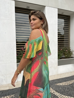 Vestido Subl LG Manga Vazada - loja online