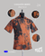 Chaqueta Cierre terracota Unica XS. Unisex