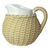 Leiteira de Porcelana c/ Vime Fendi - 1L - loja online