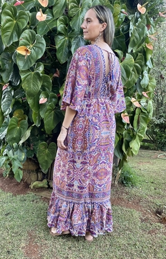 Vestido Longo de Seda Indiana - loja online