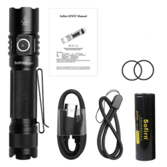 Lanterna Tática Sofirn SP35T 3800 Lumens Recarregável - comprar online