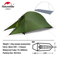 Barraca Naturehike CloudUP 1P 20D Ultralight - Loja do Mochileiro | Equipamentos Outdoor