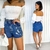 Short Mom Jeans Franzido com Martingale - Degrant