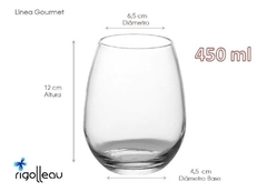 Vaso Copón Gourmet Rigolleau X12UNI - comprar online