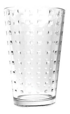 Vaso Noa Cuadros Trago Largo Rigolleau 400ml X12UNI en internet