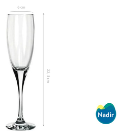 Copa Barone Champagne 190ML Nadir x12uni - comprar online