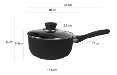 Cacerola Hudson Teflon 18 CM - comprar online