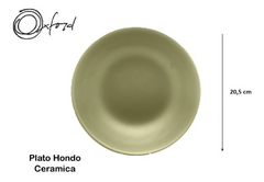 Plato Hondo Unni Cerámica 20 Cm Oxford X12UNIDADES