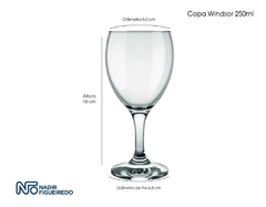 Copa Windsor Vino Nadir x12uni - comprar online