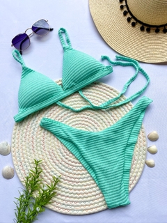 Conjunto Asa Delta Santorini Verde Água