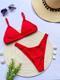 Conjunto Dots Vermelho