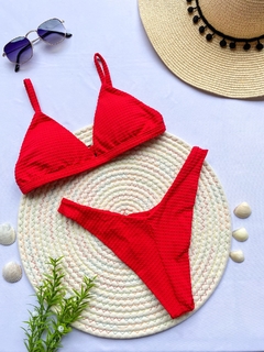 Conjunto Dots Vermelho - comprar online