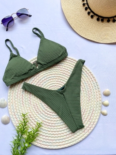 Conjunto Dots Verde Militar - comprar online