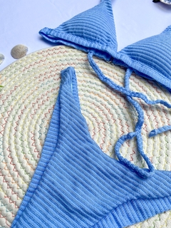 Conjunto Asa Delta Santorini Azul Bebê - Estrela do Mar Beach Wear