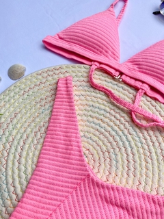 Conjunto Asa Delta Santorini Rosa Bebê - Estrela do Mar Beach Wear