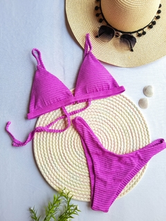 Conjunto Asa Delta Santorini Fucsia