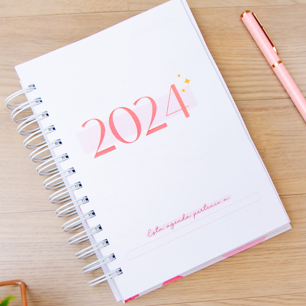 Mini Agenda 2024 Personalizada - Planners e Agendas - Presentes Criativos