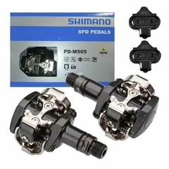 3916-PEDALES SHIMANO M505 C/ TRABAS