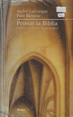 Pensar la Biblia - Paul Ricoeur Andre LaCocque